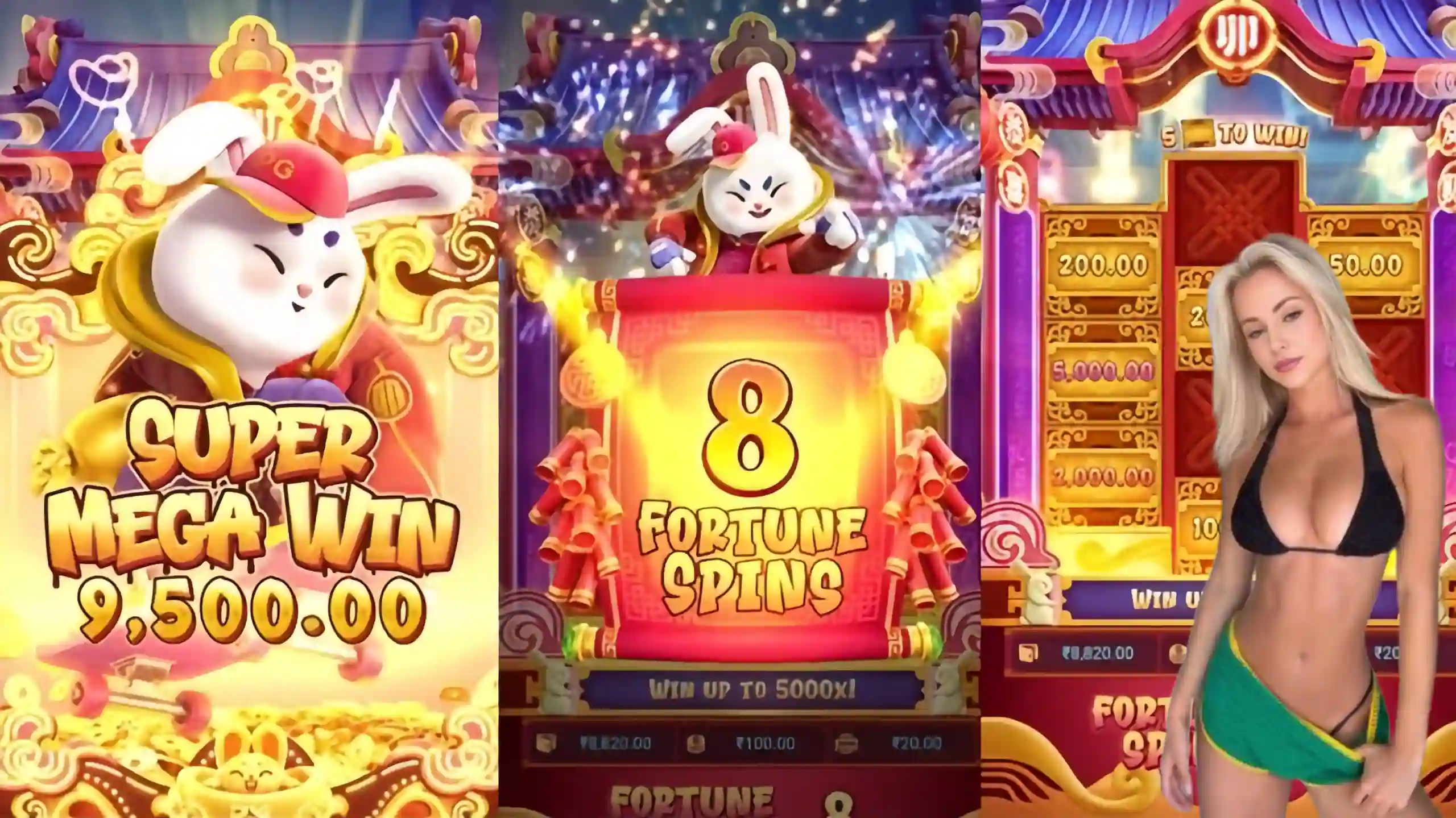 Wild Expansivo Fortune Rabbit 999mm - Coelho Dourado que Expande